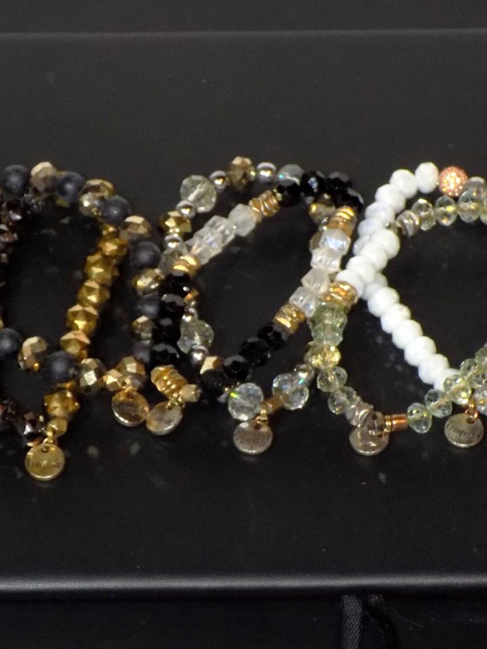 Lot of 6 Erimish Stackable Beaded Stretch Bracelets Bundle - Picture 11 of 11